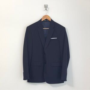 Zara Men's Navy Blazer with Trouser